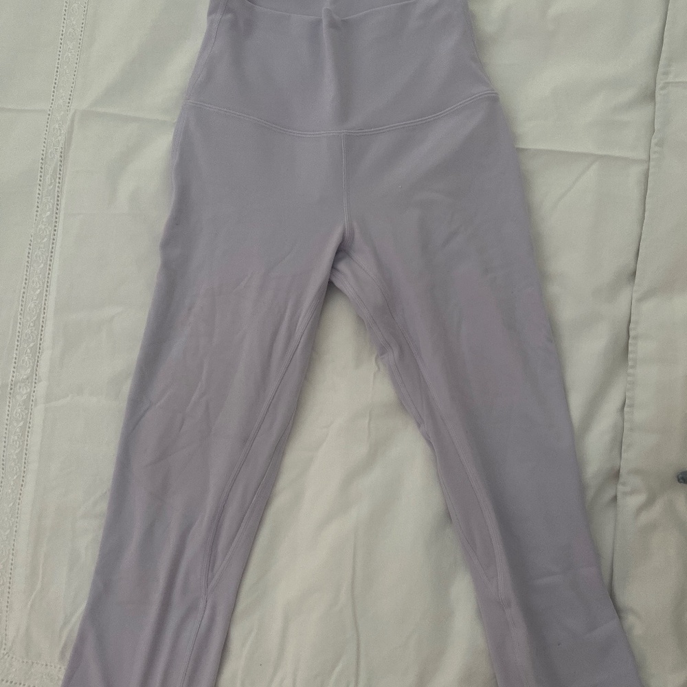 Lululemon purple leggings short (size 4)
